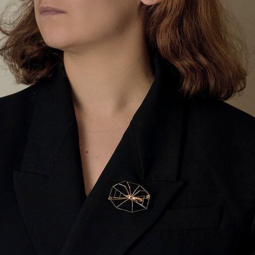 Broche Broche en Or jaune & blanc 18k 58 Facettes MON0829