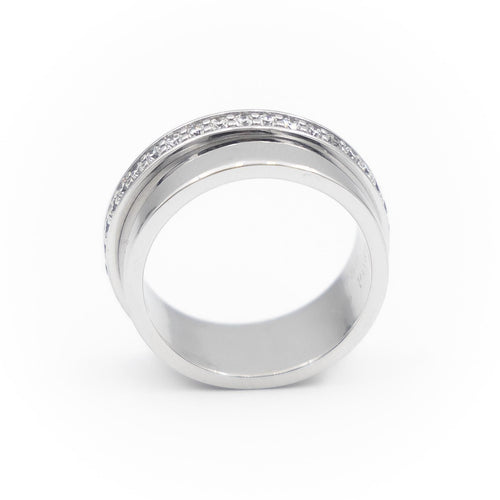 51 Piaget Bague Possession Or blanc Diamant 58 Facettes 1630236CN