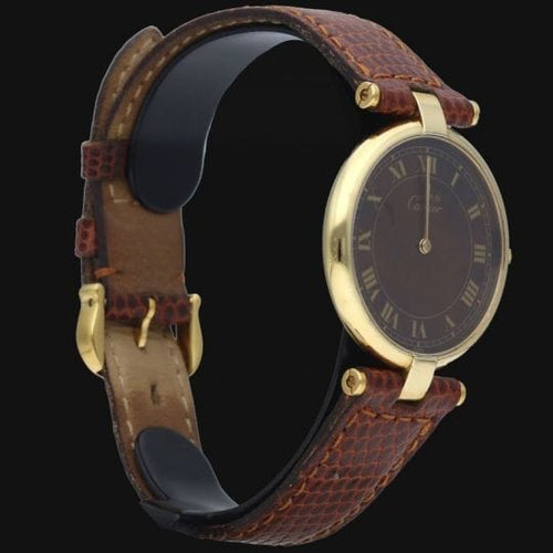 Montre Cartier Montre Must De Cartier Vermeil 58 Facettes MT41151