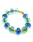 Bracelet MARINA B. Collection "Milano pneus", bracelet or jaune et perles de verre 58 Facettes