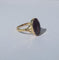 Bague 58.5 Bague XIXe pierre violette sur paillon or rose 58 Facettes
