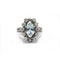 Bague 53 Bague - Or, Aigue-Marine et diamants 58 Facettes 250103R