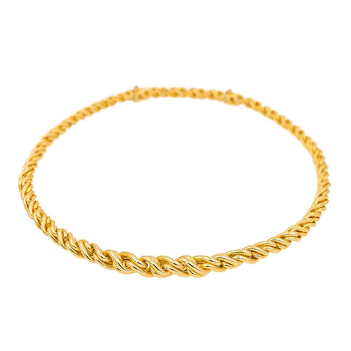 Collier Caplain Paris Collier  Or jaune Saphir 58 Facettes 4675244CN