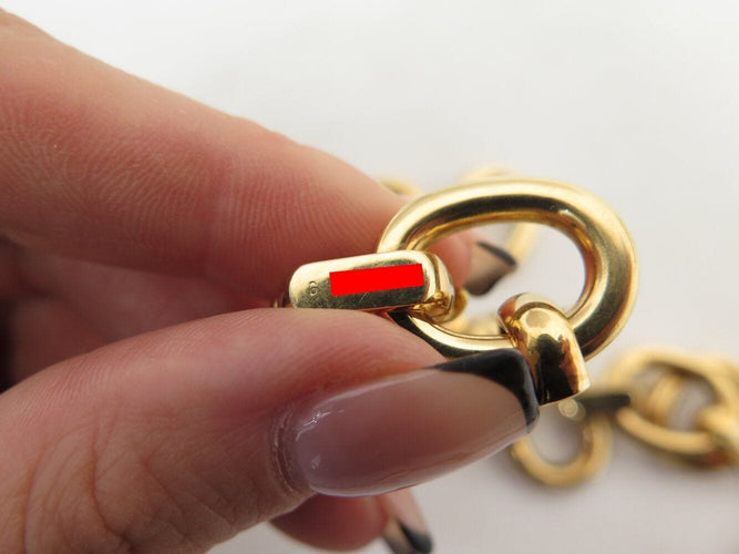 Collier vintage collier CARTIER baignoire ras du cou en or jaune 18k 135gr 58 Facettes 270007