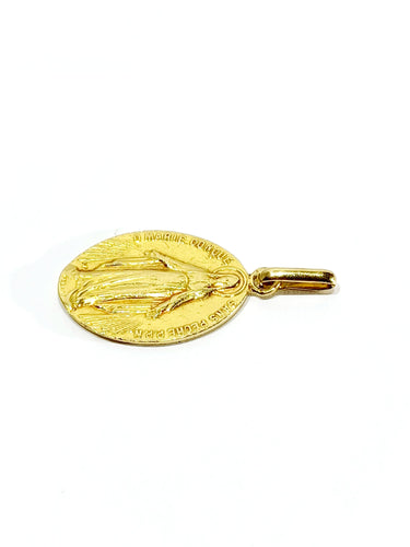 Pendentif Médaille miraculeuse en or jaune 58 Facettes