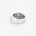 Bague 53 Bague Tank Moderne or blanc diamants 58 Facettes LP998/13