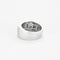 Bague 53 Bague Tank Moderne or blanc diamants 58 Facettes LP998/13