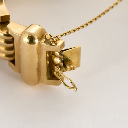 Bracelet Bracelet Tank en or rose 58 Facettes CHA1204