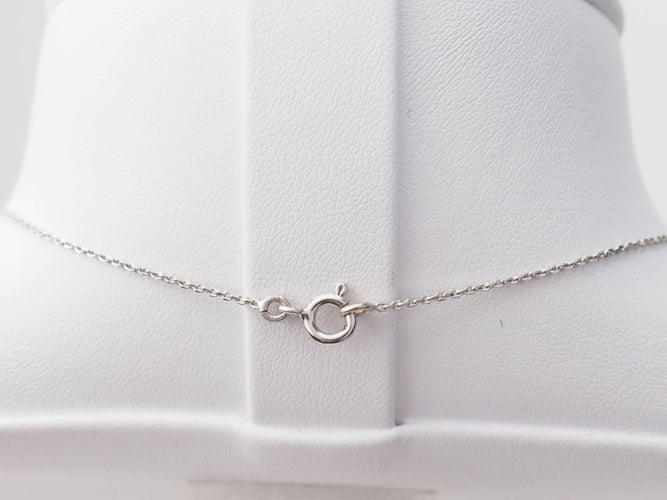 Collier Collier pendentif diamant poire 0,45ct en or blanc 58 Facettes 33409