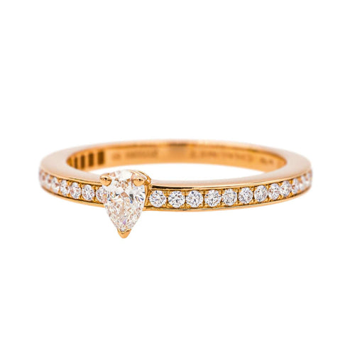 Bague 53 Chaumet  Bague  Solitaire Josephine éclat d'éternité  Or rose Diamant 58 Facettes 4166984RV