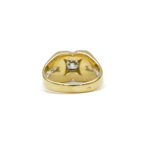 Bague Bague or jaune et diamants 58 Facettes 240241R