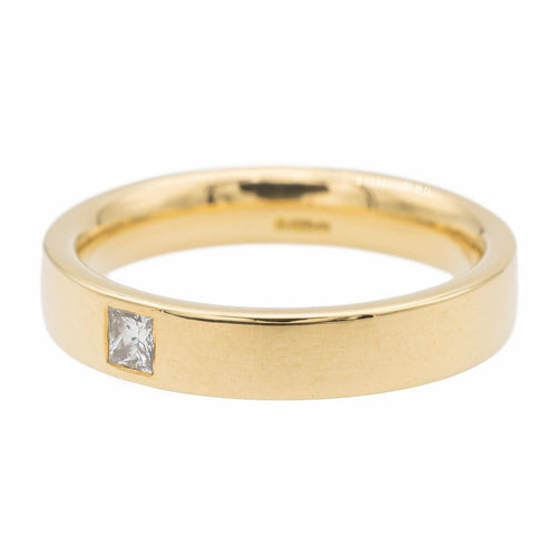 54 Bague Alliance Or jaune Diamant 58 Facettes 1637055CN