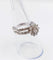 Bague marguerite vintage or blanc, 0,60 carat diamants serti illusion 58 Facettes A06236