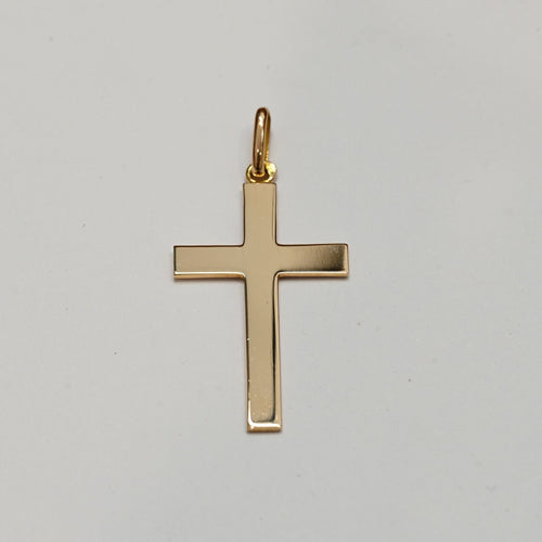 Pendentif Pendentif Croix en or rose 58 Facettes