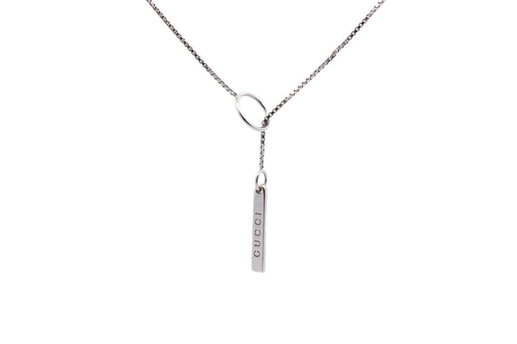 Collier GUCCI - Collier Link to love en or blanc 18k 58 Facettes 25529