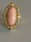 Bague 53.5 Bague Or Jaune Corail Diamants 58 Facettes LOT 6096