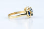 Bague 54 Bague or jaune, saphirs 1,12 ct 58 Facettes BGSACC1137-107