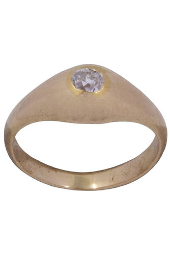 Bague 49 BAGUE JONC ANGLAIS DIAMANT 58 Facettes 083181