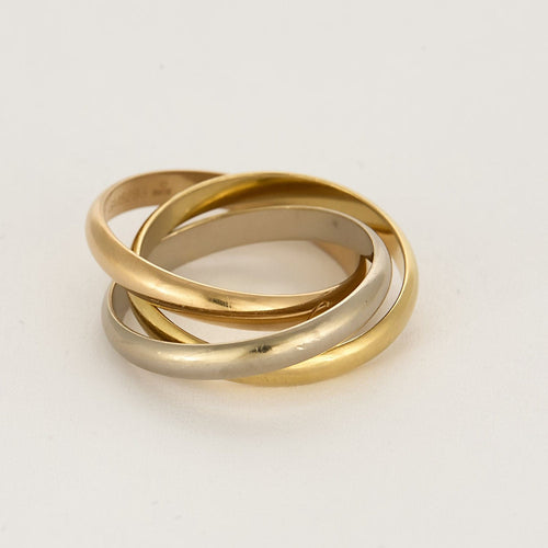 Bague 65 Cartier - Trinity - Modèle Classique - Bague trois ors 58 Facettes LYO0003