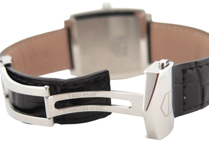 Montre montre TAG HEUER monaco waw131a.fc6177 acier 37mm quartz 2019 + etui 58 Facettes 268033