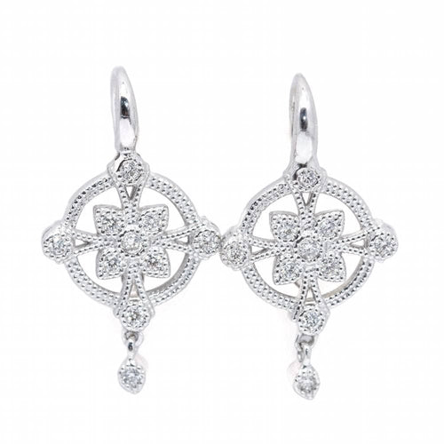Boucles d'oreilles Boucles d'oreilles vintage ALT en or et diamants 58 Facettes D361158SP