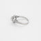 Bague 58 Bague solitaire en or gris et diamants 58 Facettes COL31343