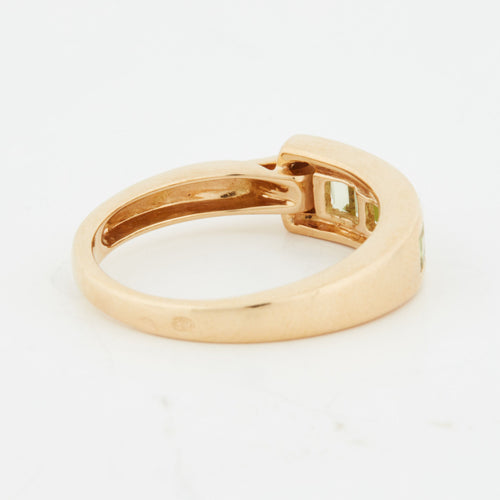 Bague 57 Maison Guy Laroche - Bague Or Jaune et Péridots 58 Facettes RÉF 11052/19
