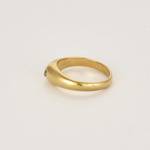 Bague 57 Bague en Or jaune 18k Diamant 58 Facettes SQU33412