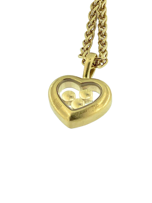 CHOPARD - Collana con pendente a cuore Happy Diamond in oro giallo