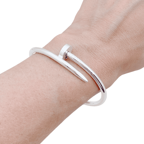 Bracelet Bracelet Cartier, "Juste un Clou", or blanc. 58 Facettes 34776
