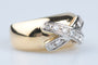 Bague 53 Bague 18 carats Or jaune Or blanc 0.88 ct Diamant 58 Facettes BGDIAMCH-107