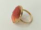 Bague 57 Bague Camée Corail 58 Facettes