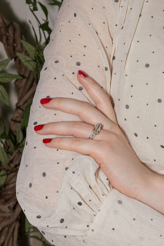 Bague 57 Guy Laroche Bague  Or jaune, Or blanc Diamant 58 Facettes 3956321CN