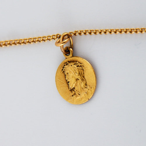 Collier Collier Or Jaune 5 Médailles 58 Facettes