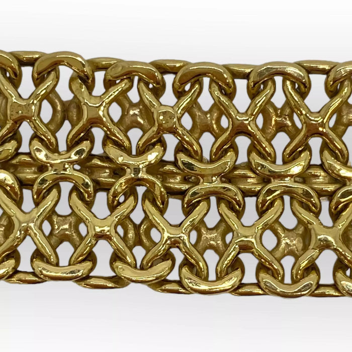 Gold Ribbon Bracelet