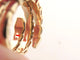 ring BULGARI serpenti viper 357878 diamanten in 18k geelgoud t52