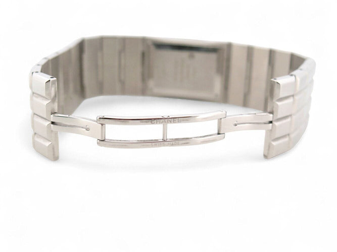 Montre montre CHANEL chocolat 24mm acier palladie digital quartz  lady 58 Facettes 271266