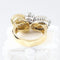 Sortija en oro amarillo con vistas de oro blanco y diamantes naturales 58 Facettes