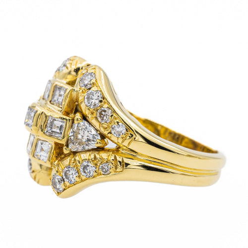 Bague 58 Bague Or jaune Diamant 58 Facettes 2783630CN
