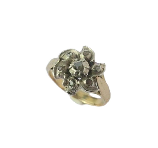 Bague 57 Bague marguerite régionale diamants fin XVIIIe - début XIXe 58 Facettes