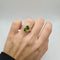 Bague 50 Bague or jaune 18 carats sertie d’un péridot et diamants naturels 58 Facettes