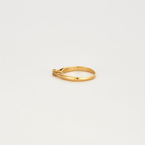 Bague 50 Bague solitaire diamant 0.10ct 58 Facettes LP372/12