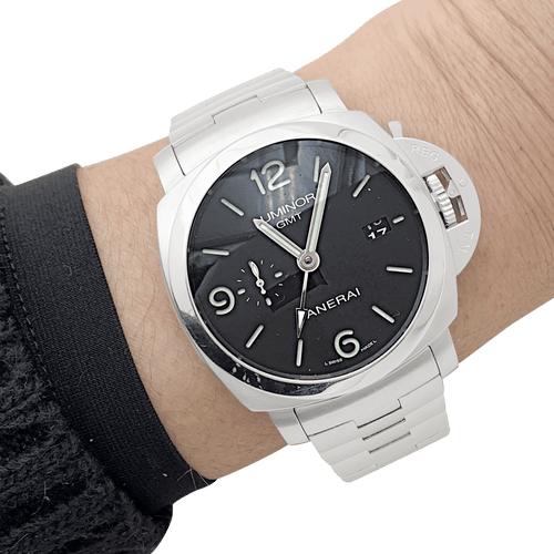 Montre Montre Panerai "Luminor GMT" acier. 58 Facettes 34203