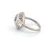 Bague 50 Bague en platine avec aigue-marine et diamants 58 Facettes