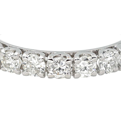 Bague 52 Bague Alliance américaine Or blanc Diamant 58 Facettes 4655213RV