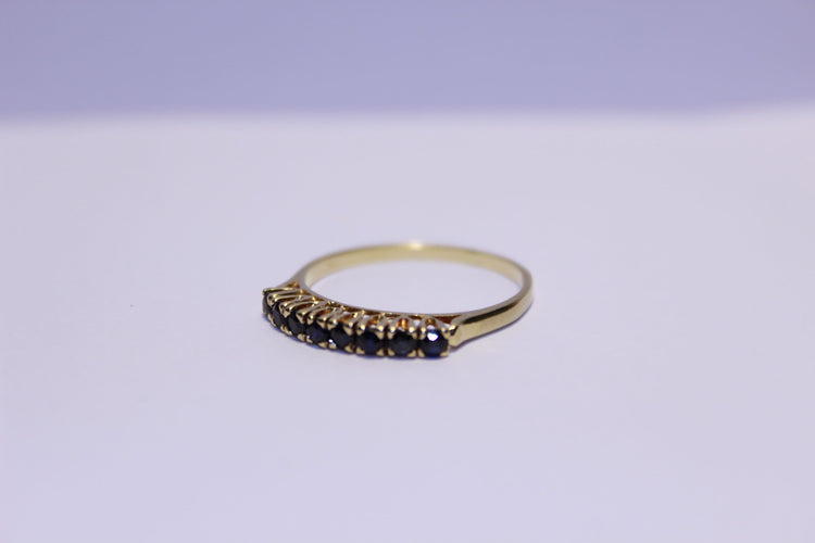 Bague 56 Bague 8 Saphirs 58 Facettes