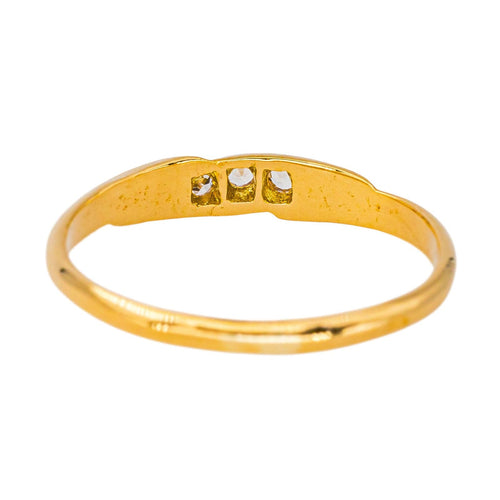 Bague 52 Bague Trilogie Or jaune Diamant 58 Facettes 4383447RV