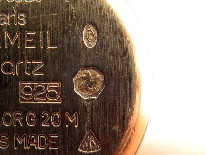 Montre vintage montre CARTIER colisee 590002 24 mm quartz vermeil en 58 Facettes 267197