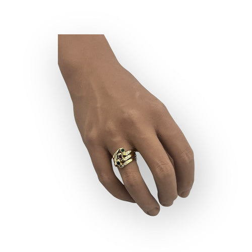 Bague 52 Bague trio saphir rubis émeraude 58 Facettes 149057139