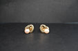 Boucles d'oreilles CARTIER - Rares Boucles d'Oreille Coeur Or Jaune Perles Blanches 58 Facettes